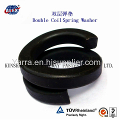 Factory Price Sales Double Coil Fe6 Lock Spring Washer for Railway Fastening