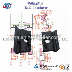 Concrete Plastic Spacer Fibreglass railway insulator