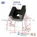 Stainless Steel Railway KPO Tension Clamp Best Sale for Rail Fastening System
