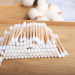Double headed bamboo stick cotton buds cleaning swabs