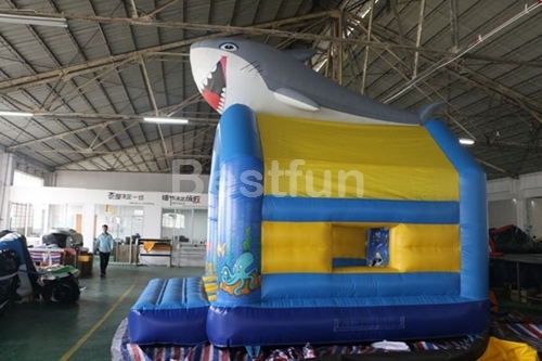 Shark jumper inflatable bouncer castle