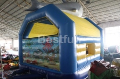 Shark jumper inflatable bouncer castle