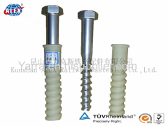 Nylon Rail Plastic Dowel Rail Sleeve for Railway Fastening System