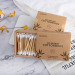 200pcs double head ear clean buds bamboo stick cotton swabs
