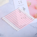 Organic Colored pink Paper Stick Cotton Swabs Daily use bud