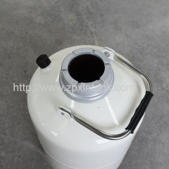 10L caliber 80mm Liquid Nitrogen Storage Tank Cryogenic Container with 6 Canisters