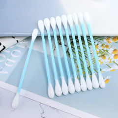 Organic Colored Paper Stick Cotton Swabs ear bud