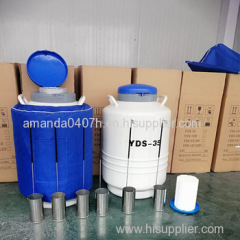 35L 125mm Large Diameter biologic liquid nitrogen container tank price