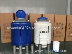 35L 125mm Large Diameter biologic liquid nitrogen container tank price