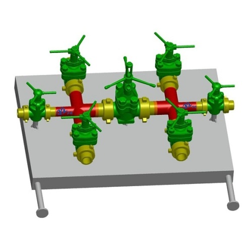 Drilling Fluid Manifold Mud Valve Manifold Drilling Mud Manifold