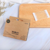 Double headed bamboo stick cotton buds cleaning swabs