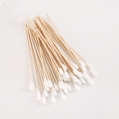 150 mm Single Head Industrial Cleaning Wooden Stick Long Cotton Swabs