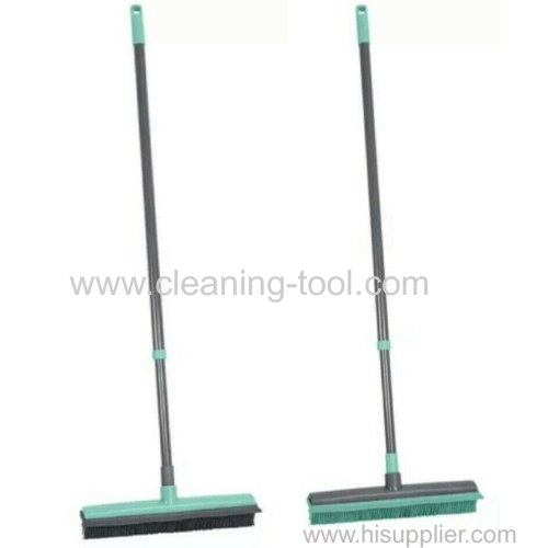 Rubber Broom Pet Hairs Brush Carpet Sweeper