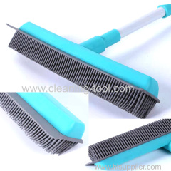 TPR Broom Rubber Floor Brush Pet Hair Removal Sweeper