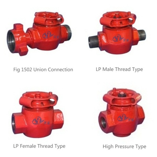 Fig 1502 Hammer Union Connection API 6A Plug Valve Wellhead Valve