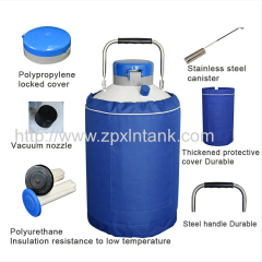Cryogenic Tank 10L Liquid Nitrogen Container