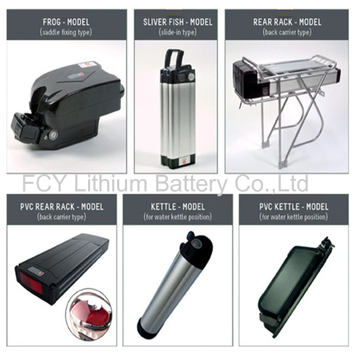 Water Bottle 36V 13ah Li-ion Lithium Battery for Electric Bicycle