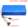 Electric bike battery 36V 15Ah with PVC Case BMS Charger For Samsung Cell