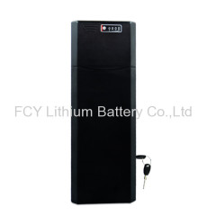 Black plastic case ebike battery pack