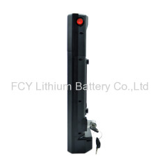 Black plastic case ebike battery pack