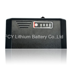 Black plastic case ebike battery pack