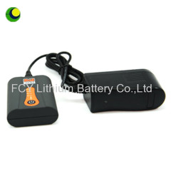 Hot Selling 7.4v 2600mah rechargeable Glove Replacement Battery with charger