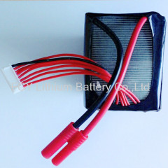 wholesale 4s lipo battery 14.8V 5000mah 40C high discharge rate lipo battery for UAV