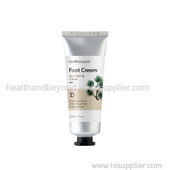 DA/CE Approved Essential oil Moisturizing smoothing foot cream with customized logo