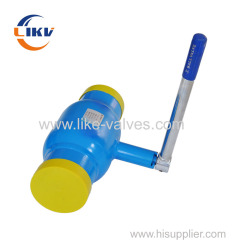 Fully welded ball valve