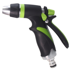 Metal 2-way garden hose nozzle