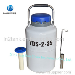 2l liquid nitrogen container for animal semen storage in livestock farming