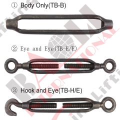 TURNBUCKLES FRAME TYPE(FORGED STEEL) 24258 24259