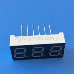 Triple digit 0.28inch pure green 7 segment led display common cathode for home appliances