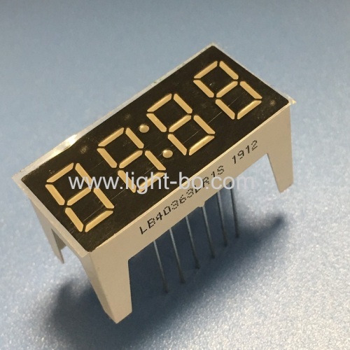 Super Red 0.36 4 Digits 7 Segment LED Clock Display for home appliances with height 16.5mm