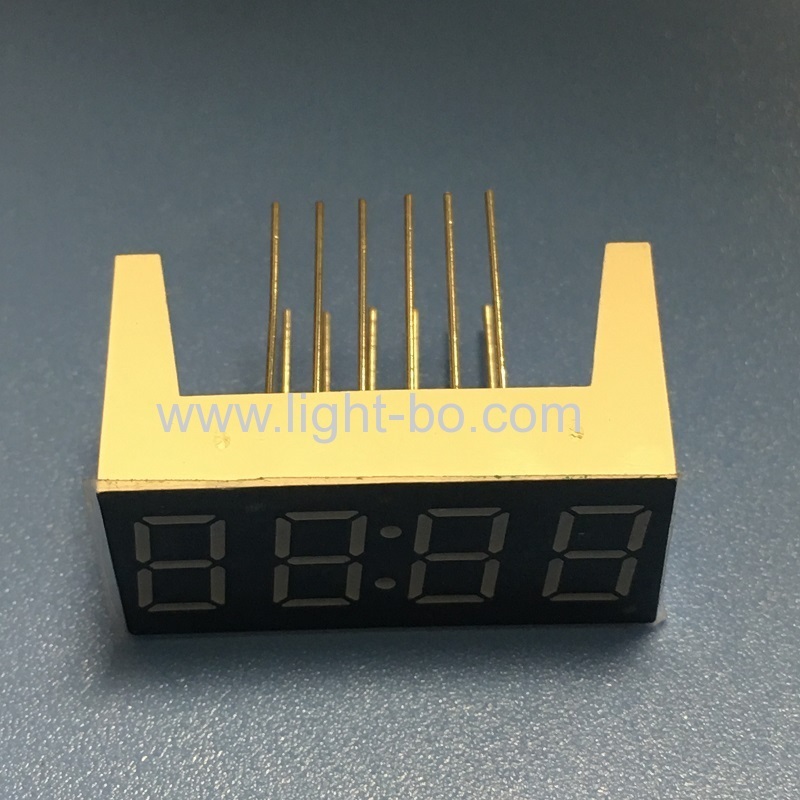 display orologio led super rosso 0,36" 4 cifre 7 segmenti per elettrodomestici con altezza 16,5 mm
