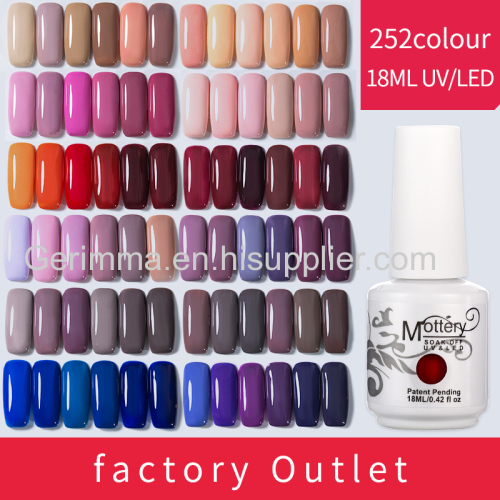 soak off UV gel nail polish nail Polish 252 colors