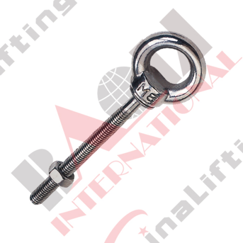 S.S. EYE SCREW WITH LONG BOLT WITH NUT AISI: 304 or 316 28316S 28317S