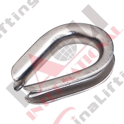 S.S. G414 EXTRA HEAVY DUTY WIRE ROPE THIMBLE U. S TYPE AISI:304 or 316 23309S 23310S