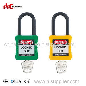 38mm Insulation Shackle Safety Padlocks EP-8531~EP-8534