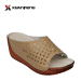 Popular Comfortable Leisure Ladies Leather Slipper