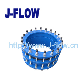 Ductile iron dismantling joints for ductile iron pipes and PVC pipe