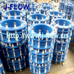 Ductile iron dismantling joints for ductile iron pipes and PVC pipe