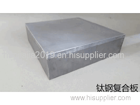 Titanium steel cladding metal material
