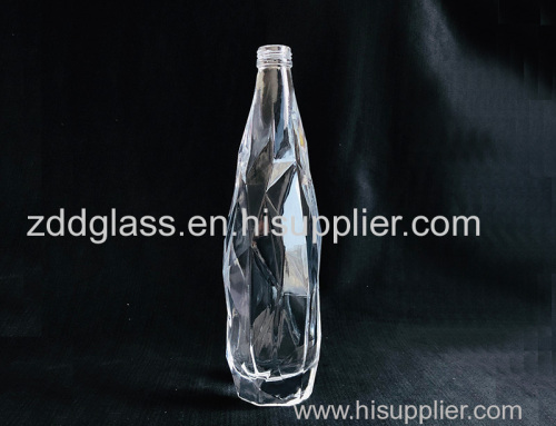 500ml Crystal White Spirit Glass Bottle