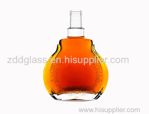 Brandy Glass Bottle super flint glass