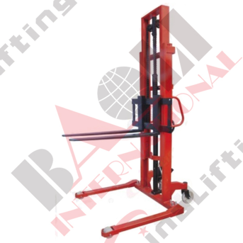 EXTRA WIDE HAND HYDRAULIC STACKER