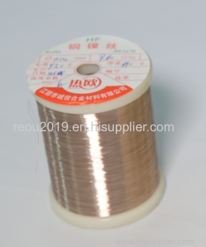 Copper Nickel Alloy Wire CuNi23 Good Welding Resistance For Heating