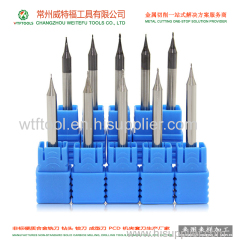 wtftools 2 flutes flat solid carbide end milling cutter