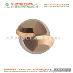 wtftools customized solid carbide ball nose end milling cutter