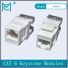 CAT 6 Keystone Jack Shielded 250 MHz Tool Free